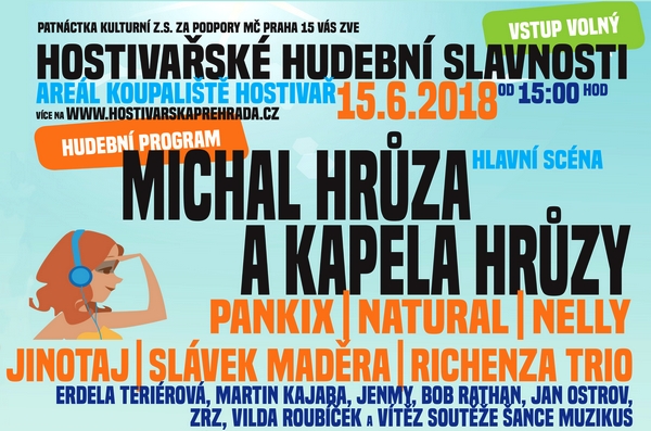Hostivařské hudební slavnosti 15.6.2018