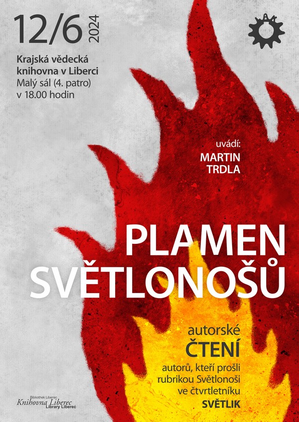 Autorské čtení poezie, liberecká knihovna 12.6.2024