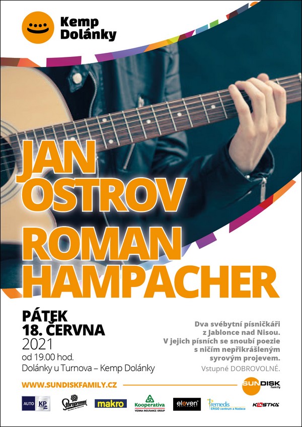 Společný koncert Dolánky u Turnova - Kemp Dolánky 18.6.2021 od 19:00 hodin